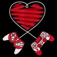 Valentines Day Gamer Shirt Controller Kids Boys Valentine Tank Top