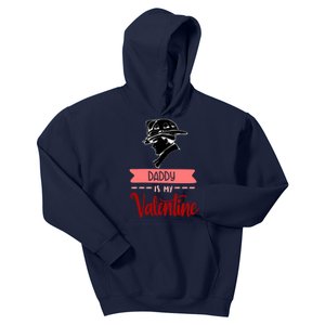 Valentine's Day Gift From Dad Funny Gift Fire Father Great Gift Kids Hoodie