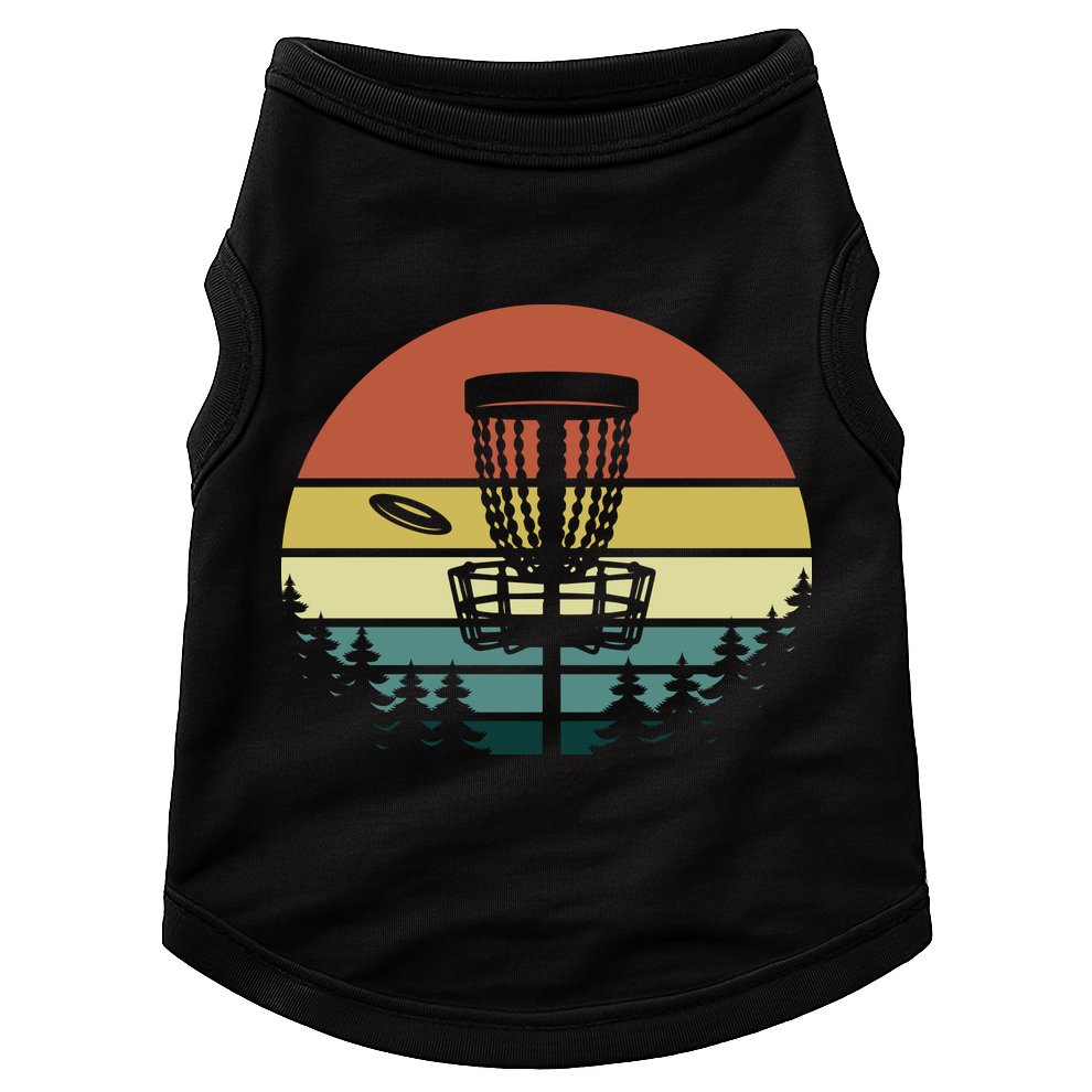 Vintage Disc Golf Frisbee Golf Golfing Basket Doggie Tank