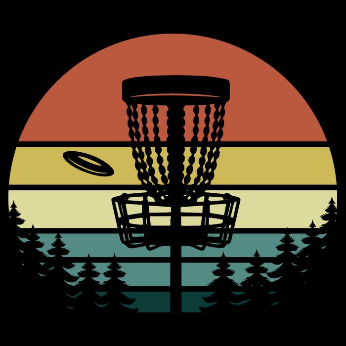 Vintage Disc Golf Frisbee Golf Golfing Basket Doggie Tank
