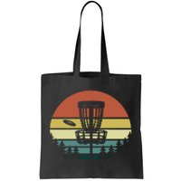 Vintage Disc Golf Frisbee Golf Golfing Basket Tote Bag