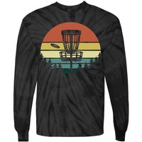 Vintage Disc Golf Frisbee Golf Golfing Basket Tie-Dye Long Sleeve Shirt