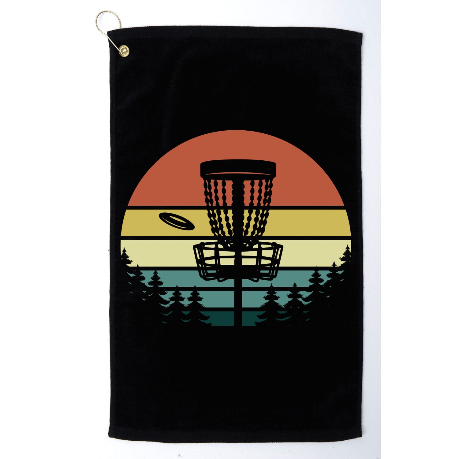 Vintage Disc Golf Frisbee Golf Golfing Basket Golf Towel