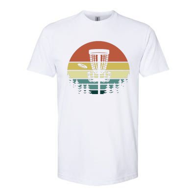 Vintage Disc Golf Frisbee Golf Golfing Basket Softstyle CVC T-Shirt