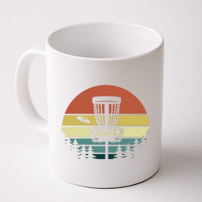 Vintage Disc Golf Frisbee Golf Golfing Basket Coffee Mug