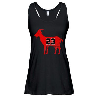 Vintage Distressed GOAT 23 Apparel Short Sleeve Ladies Essential Flowy Tank