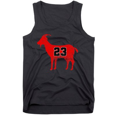 Vintage Distressed GOAT 23 Apparel Short Sleeve Tank Top