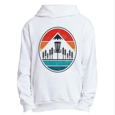 Vintage Disc Golf Frolf Retro Frisbee Disc Golfer Urban Pullover Hoodie