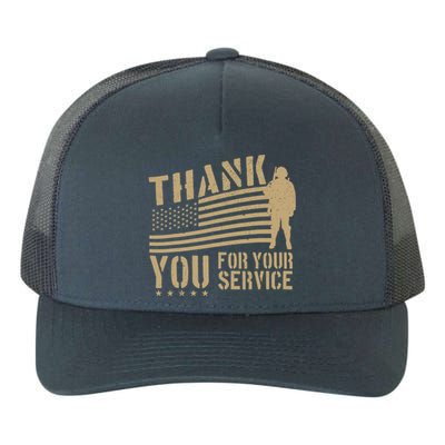 Veterans Day Gift Thank You Veterans Usa Flag Memorial Day Gift Yupoong Adult 5-Panel Trucker Hat