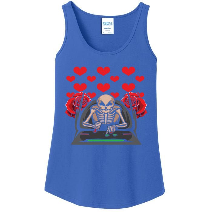 Valentine Day Gamer Skeleton Gaming Gift Ladies Essential Tank