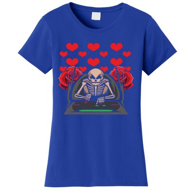 Valentine Day Gamer Skeleton Gaming Gift Women's T-Shirt