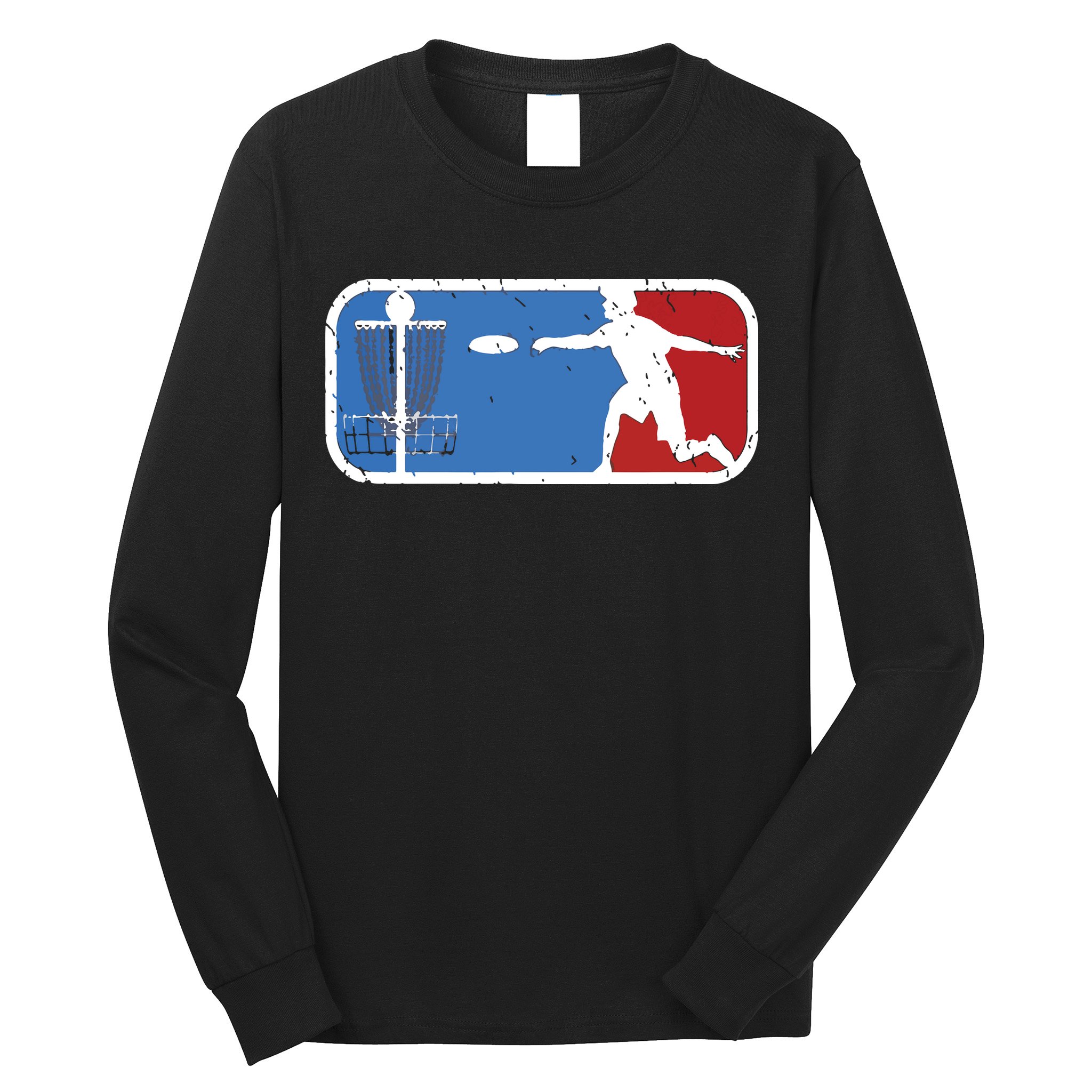 Vintage Disc Golf Graphic Basket Gifts Ultimate Frisbee Long Sleeve Shirt