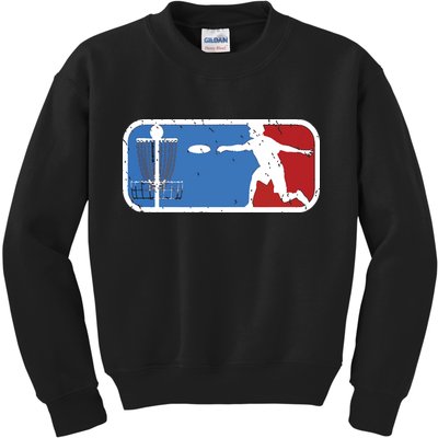 Vintage Disc Golf Graphic Basket Gifts Ultimate Frisbee Kids Sweatshirt