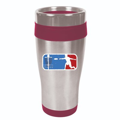 Vintage Disc Golf Graphic Basket Gifts Ultimate Frisbee 16oz Travel Tumbler