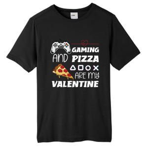 Valentines Day Gamer Funny Pizza Lover Valentine Pizza Funny Gift Tall Fusion ChromaSoft Performance T-Shirt