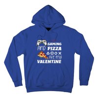 Valentines Day Gamer Funny Pizza Lover Valentine Pizza Funny Gift Hoodie