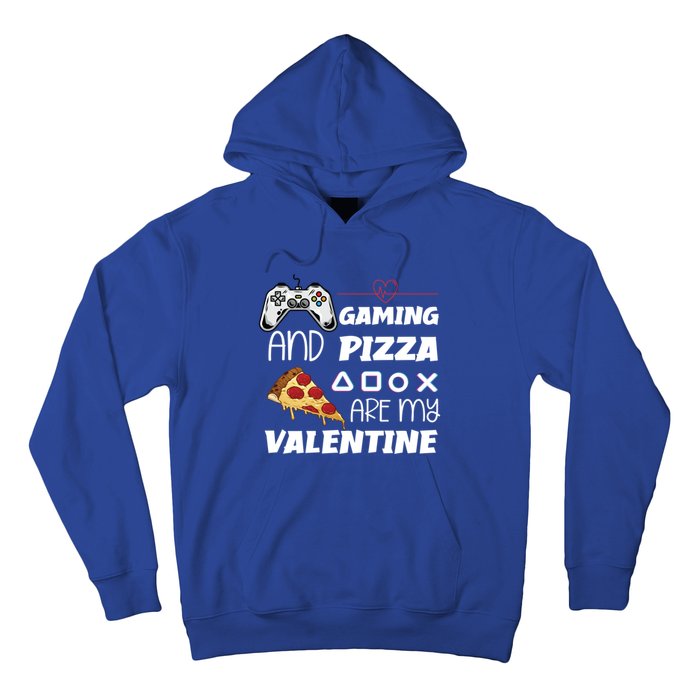 Valentines Day Gamer Funny Pizza Lover Valentine Pizza Funny Gift Hoodie