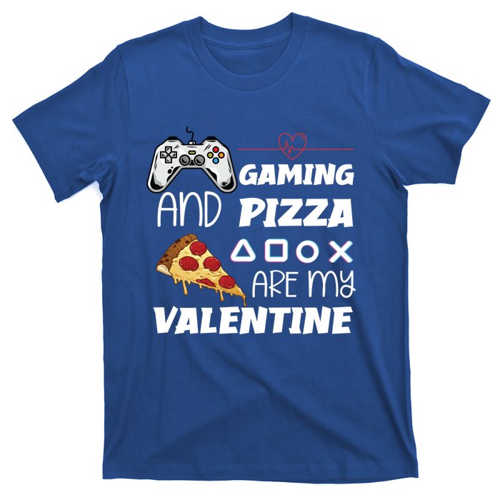 Valentines Day Gamer Funny Pizza Lover Valentine Pizza Funny Gift T-Shirt