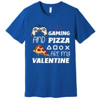 Valentines Day Gamer Funny Pizza Lover Valentine Pizza Funny Gift Premium T-Shirt