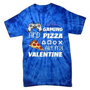 Valentines Day Gamer Funny Pizza Lover Valentine Pizza Funny Gift Tie-Dye T-Shirt