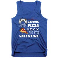 Valentines Day Gamer Funny Pizza Lover Valentine Pizza Funny Gift Tank Top