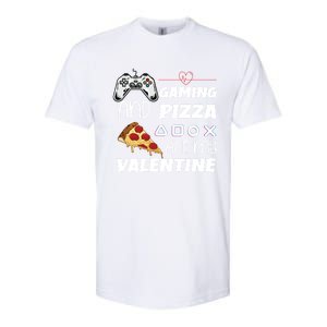 Valentines Day Gamer Funny Pizza Lover Valentine Pizza Funny Gift Softstyle CVC T-Shirt