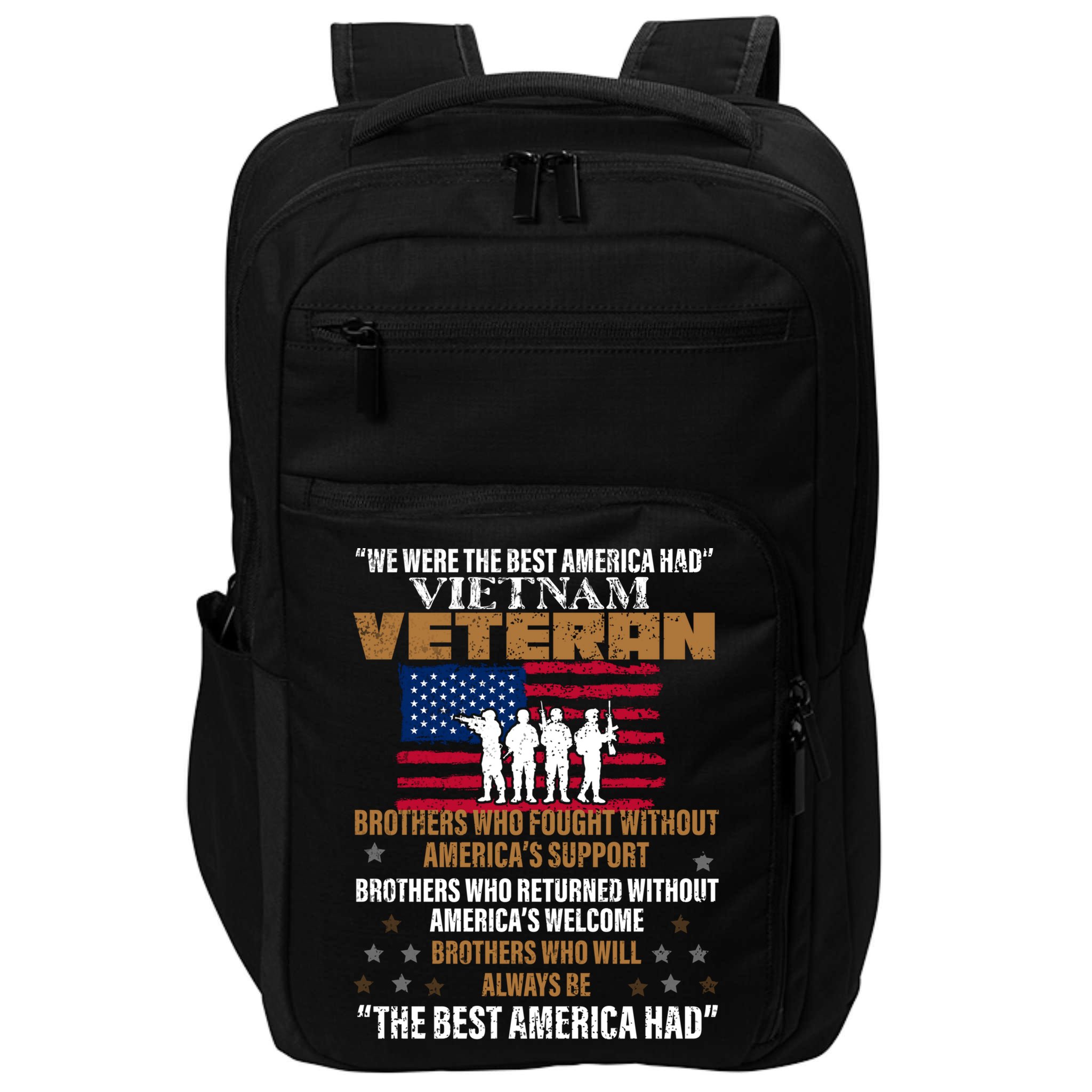Veterans Day Gift Vietnam Veteran The Best America Had Funny Gift Impact Tech Backpack