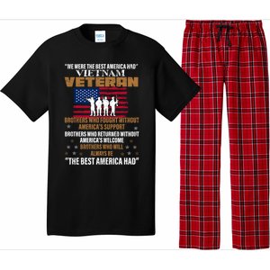 Veterans Day Gift Vietnam Veteran The Best America Had Funny Gift Pajama Set