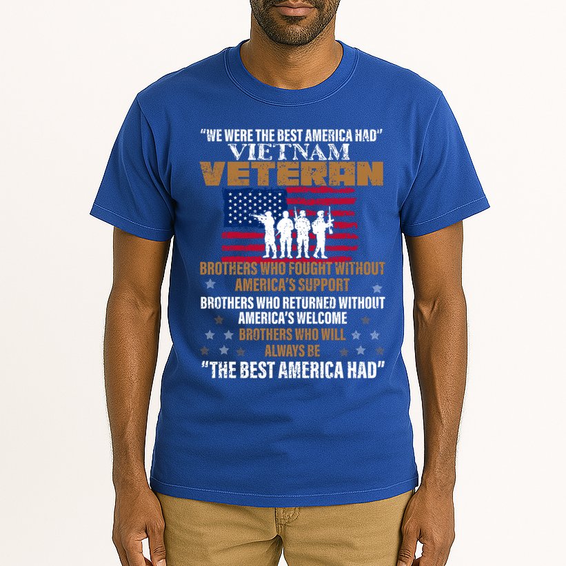 Veterans Day Gift Vietnam Veteran The Best America Had Funny Gift Tall T-Shirt