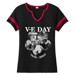 Vgifte Day Gift 75th Anniversary (5) Funny Gift Ladies Halftime Notch Neck Tee