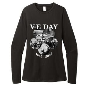 Vgifte Day Gift 75th Anniversary (5) Funny Gift Womens CVC Long Sleeve Shirt