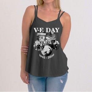 Vgifte Day Gift 75th Anniversary (5) Funny Gift Women's Strappy Tank