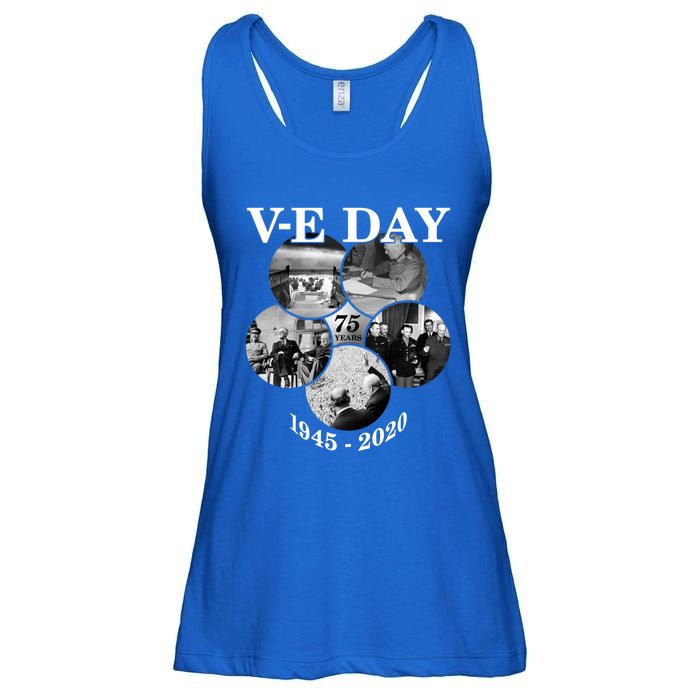 Vgifte Day Gift 75th Anniversary (5) Funny Gift Ladies Essential Flowy Tank