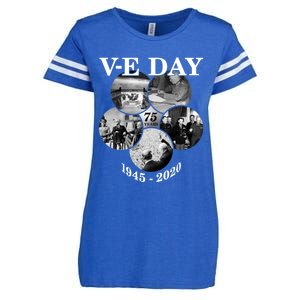 Vgifte Day Gift 75th Anniversary (5) Funny Gift Enza Ladies Jersey Football T-Shirt