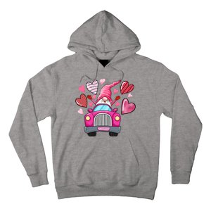 Valentines Day Gnome Heart Truck Hoodie