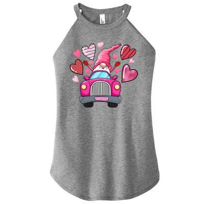 Valentines Day Gnome Heart Truck Women’s Perfect Tri Rocker Tank