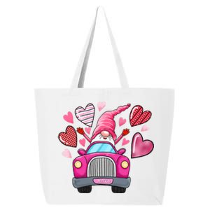 Valentines Day Gnome Heart Truck 25L Jumbo Tote