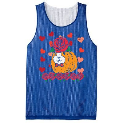 Valentines Day Guinea Pig Cute Pet Gift Mesh Reversible Basketball Jersey Tank