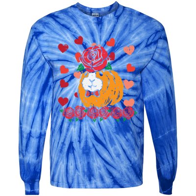 Valentines Day Guinea Pig Cute Pet Gift Tie-Dye Long Sleeve Shirt