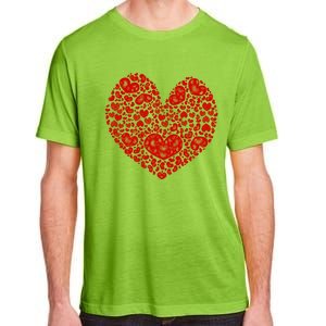 Valentines Day Gift Red Hearts Cute Vgiftday Love Couple Gift Adult ChromaSoft Performance T-Shirt