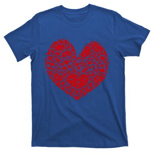 Valentines Day Gift Red Hearts Cute Vgiftday Love Couple Gift T-Shirt