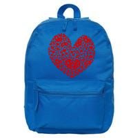 Valentines Day Gift Red Hearts Cute Vgiftday Love Couple Gift 16 in Basic Backpack