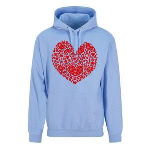 Valentines Day Gift Red Hearts Cute Vgiftday Love Couple Gift Unisex Surf Hoodie