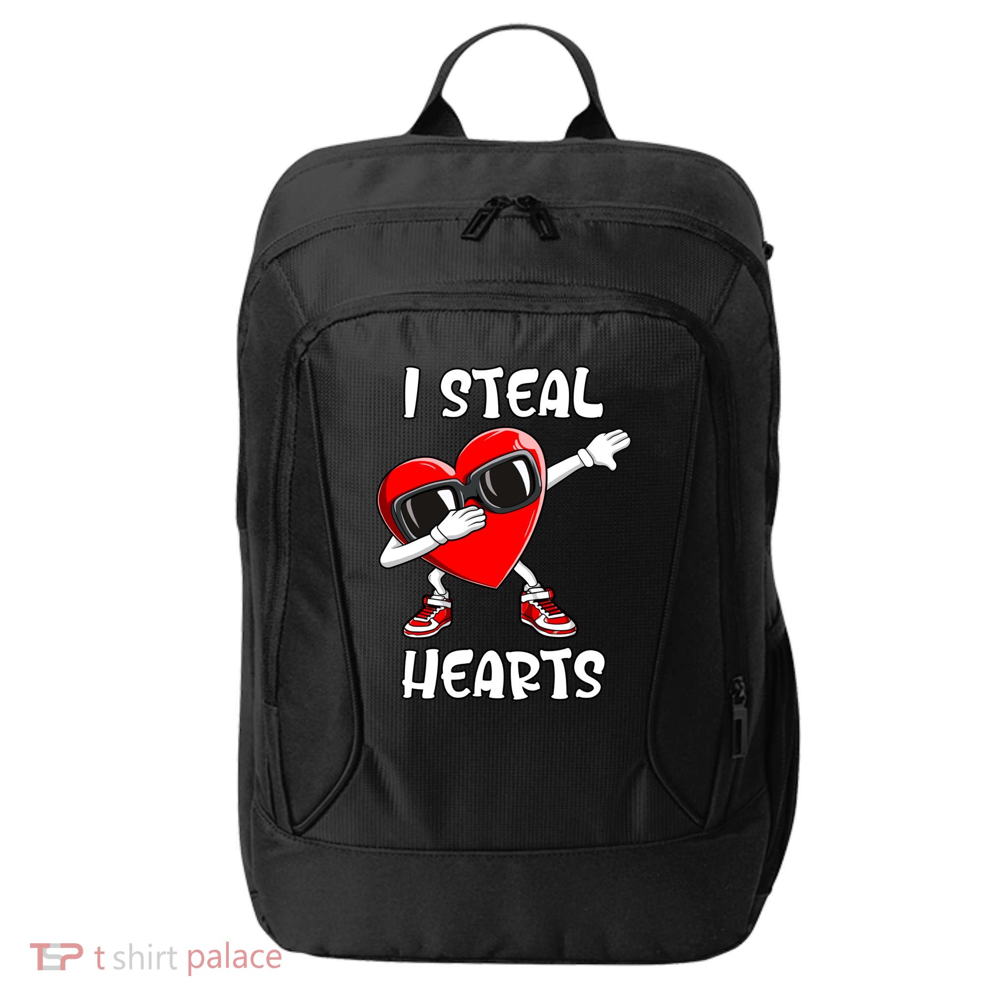 Valentines Day Gift Love Dabbing Heart Cool Gift City Backpack
