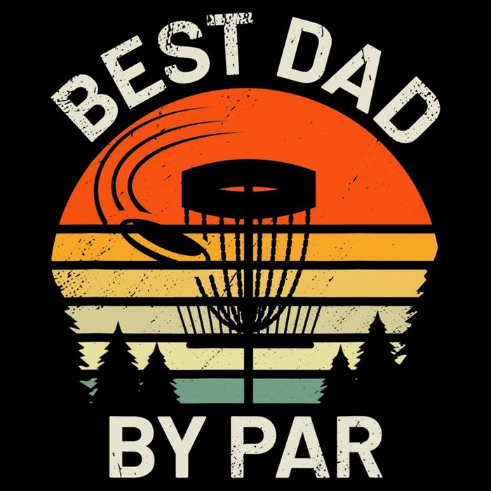 Vintage Disc Golf Dad Gift Best Dad By Par Disk Golf Backpack