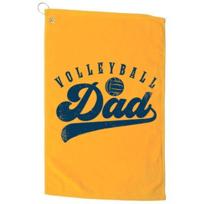 Volleyball Dad Gifts Daddy Father's Day Platinum Collection Golf Towel