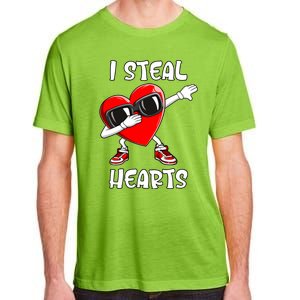 Valentines Day Gift Love Dabbing Heart Meaningful Gift Adult ChromaSoft Performance T-Shirt