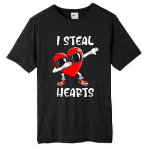 Valentines Day Gift Love Dabbing Heart Meaningful Gift Tall Fusion ChromaSoft Performance T-Shirt