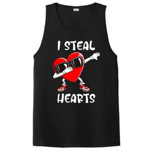 Valentines Day Gift Love Dabbing Heart Meaningful Gift PosiCharge Competitor Tank