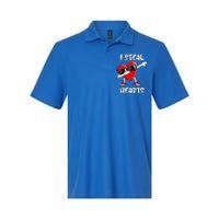 Valentines Day Gift Love Dabbing Heart Meaningful Gift Softstyle Adult Sport Polo